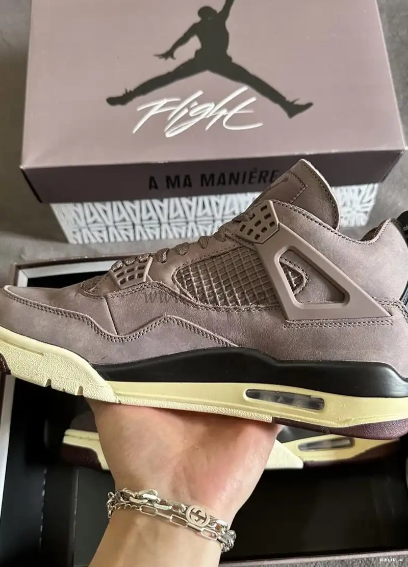 Ore MATERIALS TO 4 GOD Jordan Retro SHIP RETAIL Violet A Ma Maniére READY PK 0509
